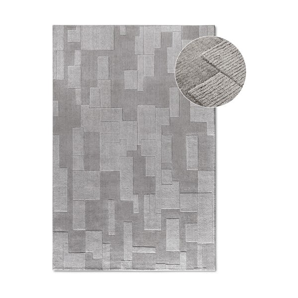 Covor gri țesut manual din lână 160x230 cm Wilhelmine – Villeroy&Boch