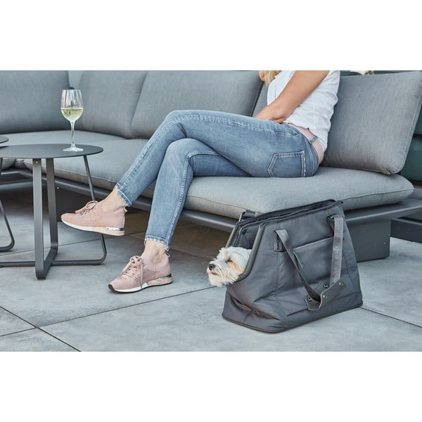 Geantă de transport pentru câini 25x45 cm Sporta Asphalt S/M – MiaCara-image-3