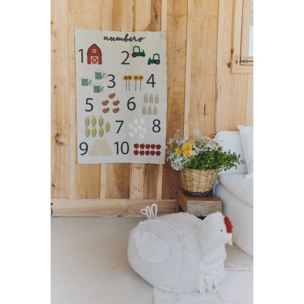 Decorațiune de perete pentru copii Farm Numbers – Lorena Canals-image-2
