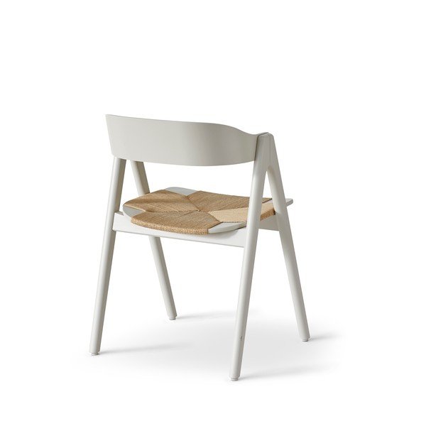 Scaun din lemn de fag și șezut din ratan Findahl by Hammel Mette, bej-image-3