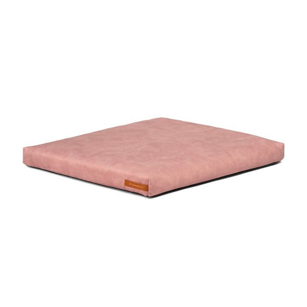 Saltea roz pentru câini din piele ecologică 70x90 cm SoftPET Eco XL - Rexproduct