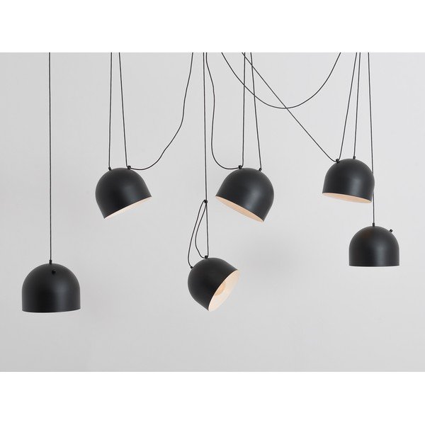 Lustră neagră cu abajur metalic 250x250 cm Popo - CustomForm-image-1