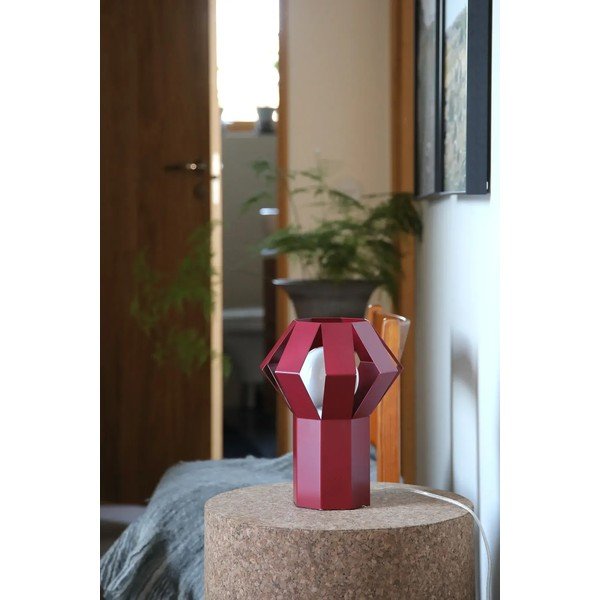 Veioză roșie din metal cu abajur din metal (înălțime 27 cm) Octa – Markslöjd-image-3