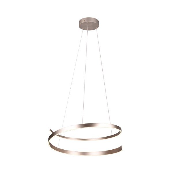 Lustră gri LED cu control vocal/cu control prin aplicații mobile cu abajur din metal ø 75 cm Cinardi – CINQUE-image-2