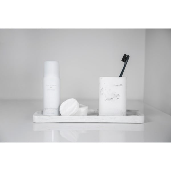 Tavă pentru baie Wenko Desio, alb - gri-image-1