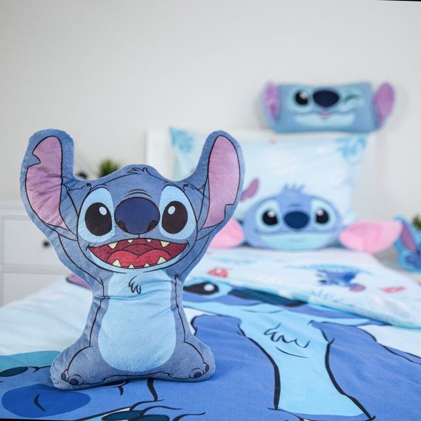Pernă pentru copii din polar/fleece 30x35 cm Lilo and Stitch – Jerry Fabrics-image-1