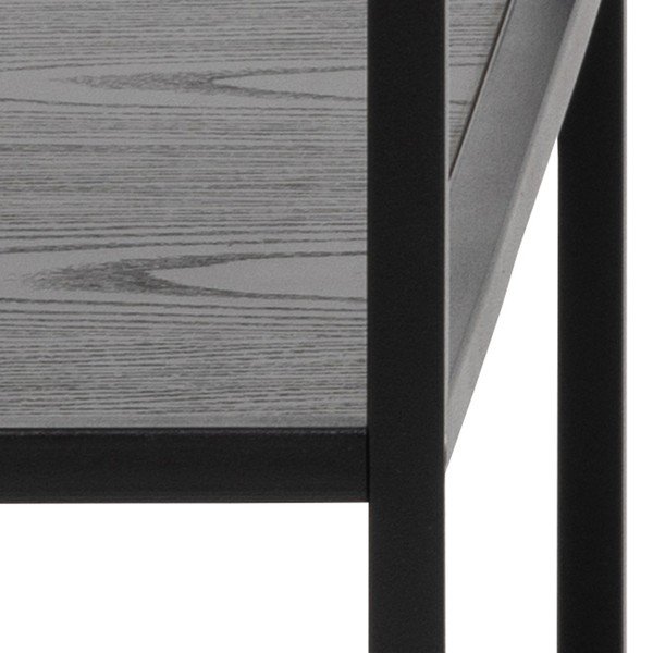 Birou Actona Seaford, 60 x 130 cm, negru-image-4