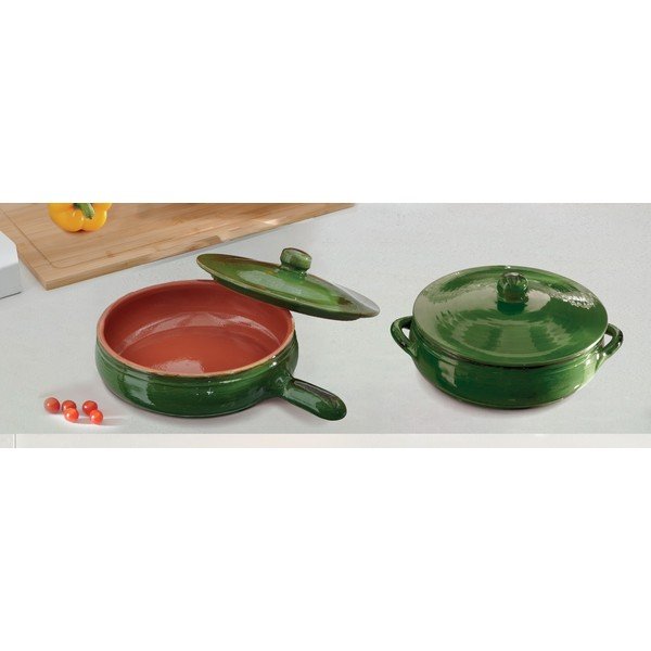 Oală cu capac din ceramică 2 l – Brandani-image-1