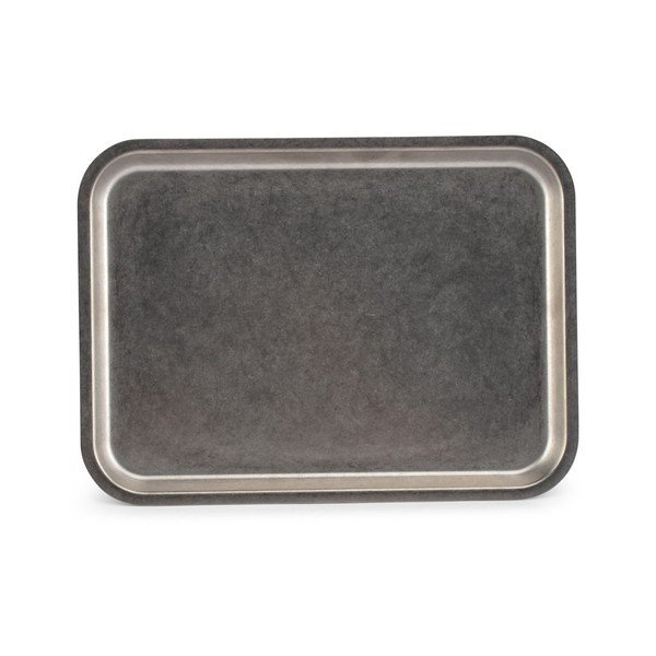 Tavă de servire din oțel inoxidabil 16x22 cm Serve – BonBistro-image-1