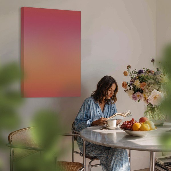 Tablou pe pânză imprimat 70x100 cm Pink Aura – Styler-image-1