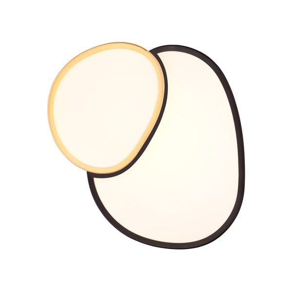 Plafonieră neagră/aurie LED 36x43.5 cm Rise – Trio-image-1