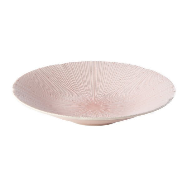 Farfurie pentru paste din ceramică roz ø 24,5 cm ICE PINK - MIJ