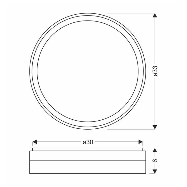 Plafonieră albă-aurie LED ø 33 cm Florida – Candellux Lighting-image-3