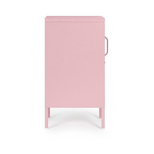 Dulap roz deschis din metal cu încuietoare 35x76x40 cm Cambridge – Yes Everyday-image-4