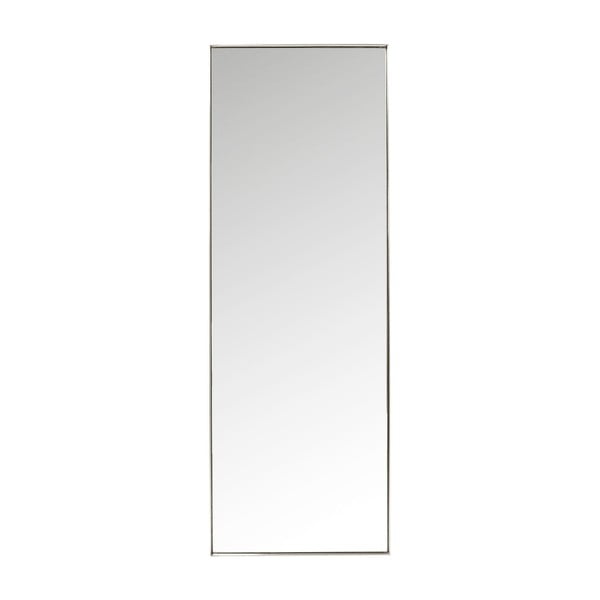 Oglindă cu ramă Kare Design Rectangular, 200 x 70 cm, argintiu