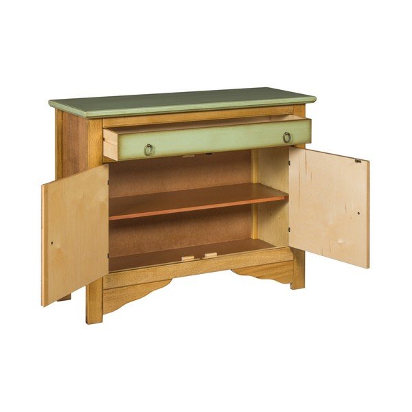 Comodă Evegreen House Credenza, verde - maro-image-4