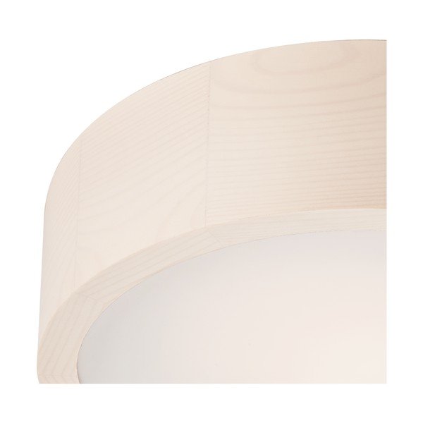 Plafonieră albă cu abajur din sticlă ø 27 cm Eveline – LAMKUR-image-3