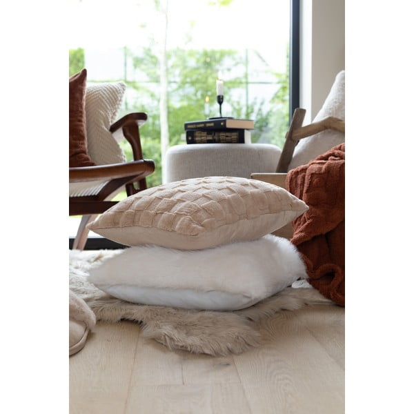 Pernă decorativă din micropluș/cocolino 45x45 cm Rava – Tiseco Home Studio-image-2