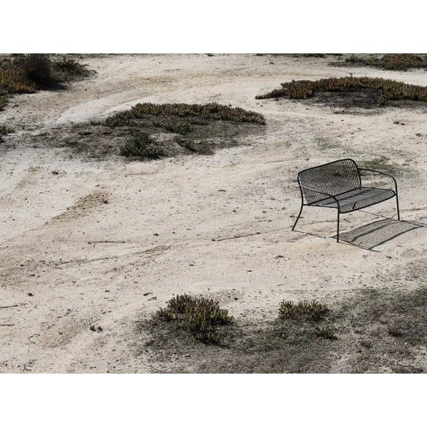 Bancă de grădină gri din metal Yua Wire – Blomus-image-4