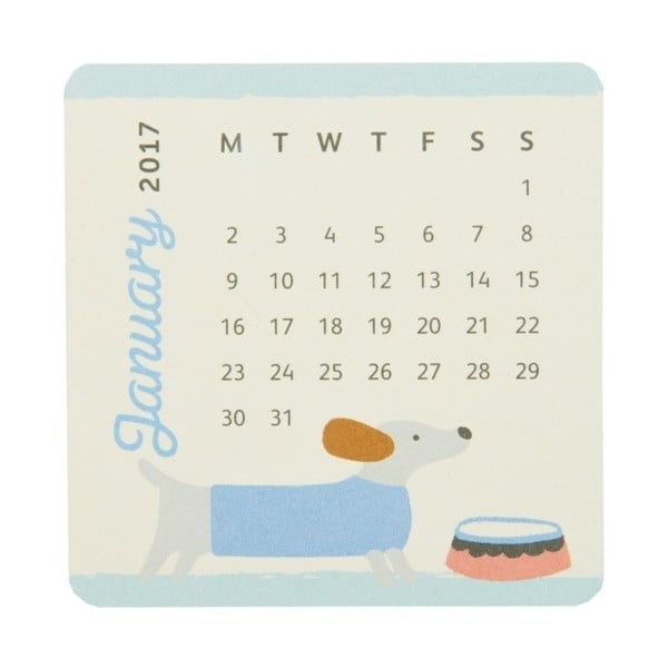 Mini calendar de masă Busy B Cute 2017-image-3