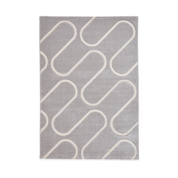 Covor gri 80x150 cm Linear Curve – Catherine Lansfield