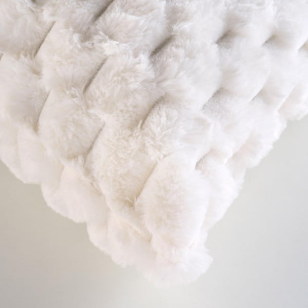 Pernă decorativă din blană artificială 45x45 cm Frosty – douceur d'intérieur-image-2
