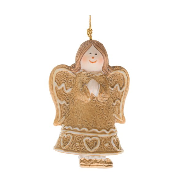 Ornament de Crăciun din ceramică 8 cm Angel – Dakls