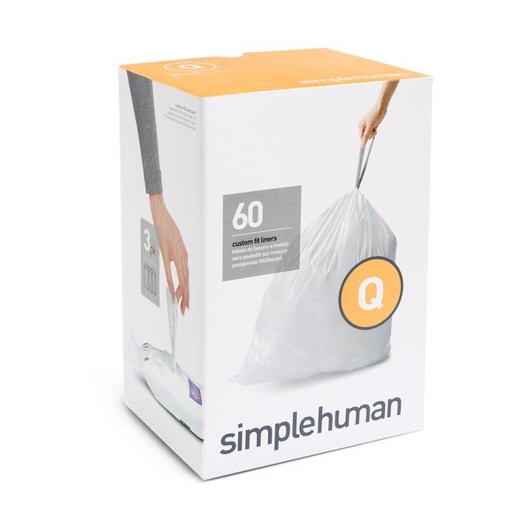 Saci de gunoi 60 buc. retractabili   65 l Q – simplehuman