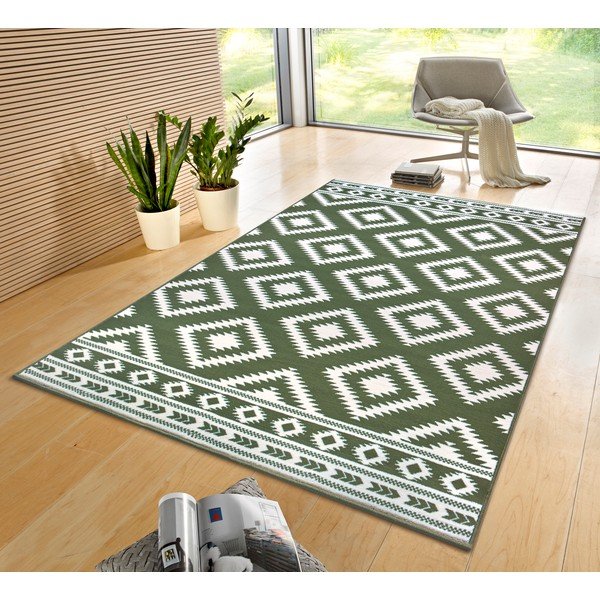 Covor verde 230x160 cm Ethno - Hanse Home-image-1