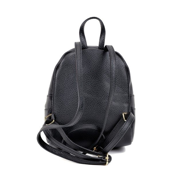 Rucsac din piele Sofia Cardoni Rita, negru-image-3