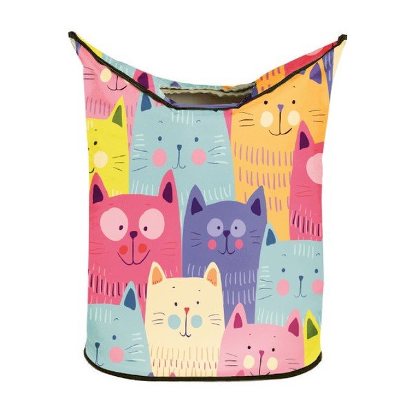 Coș depozitare Butter Kings Cats in Colours, 60 l-image-1