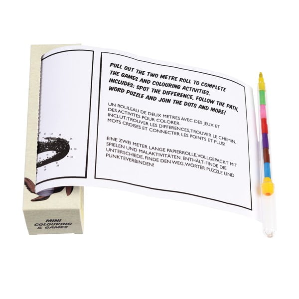 Set de călătorie pentru colorat și făcut puzzle-uri Rex London Prehistoric-image-4