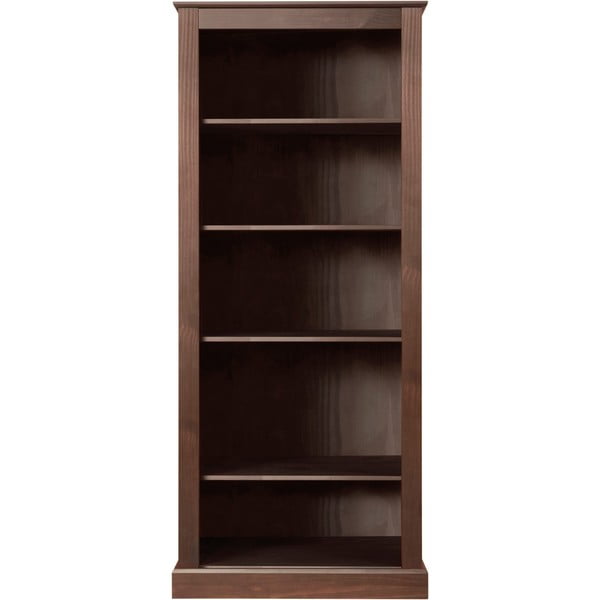 Bibliotecă maro din lemn de pin 181x31 cm Mille – Støraa