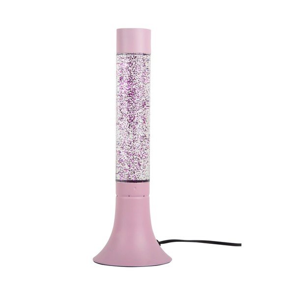 Veioză roz cu abajur din sticlă (înălțime 37,5 cm) Astro Glittler – Leitmotiv