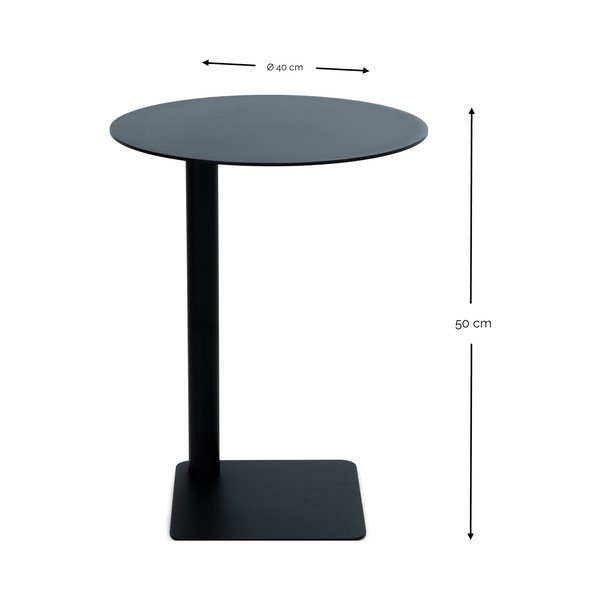 Măsuță auxiliară rotundă din oțel ø 40 cm Sunny – Spinder Design-image-3
