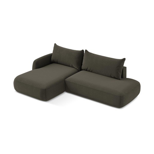 Colțar maro extensibil (cu colț pe partea stângă/cu șezlong) Hale – Makamii-image-2