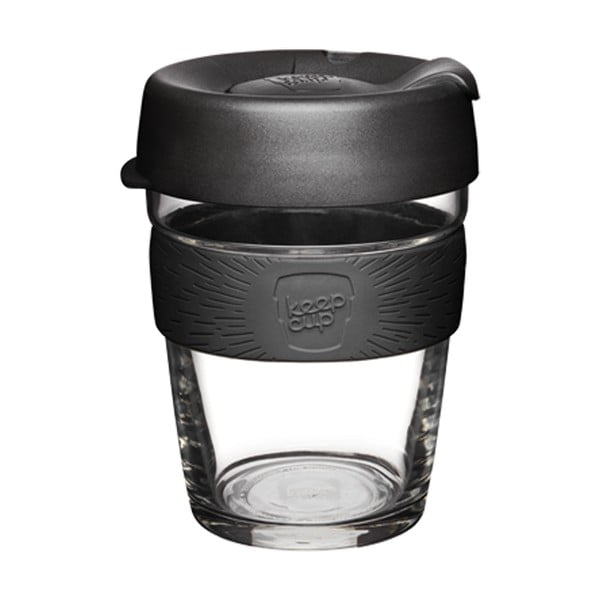 Cană de voiaj neagră 340 ml Brew Black M – KeepCup