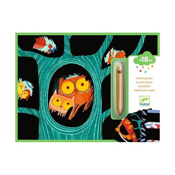 Imagini răzuibile Animals - Djeco-image-1