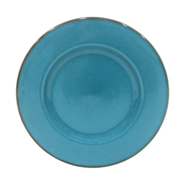 Farfurie pentru servit din gresie ceramică Casafina Sardegna, ⌀ 34 cm, albastru