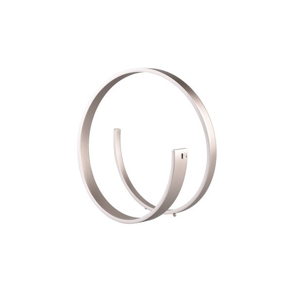 Veioză gri LED cu control vocal/cu control prin aplicații mobile cu abajur din metal (înălțime 45 cm) Cinardi – CINQUE-image-1