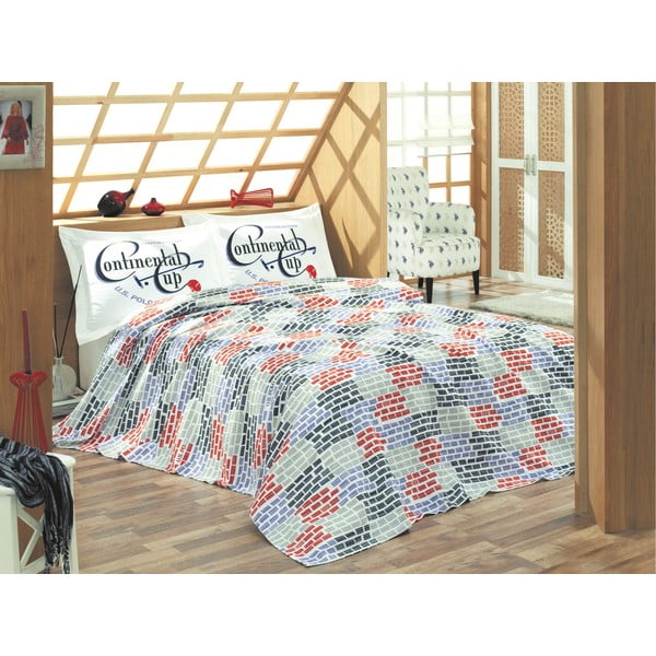 Set cuvertură de pat și cearșaf U.S. Polo Assn. Kenner, 200 x 220 cm