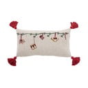 Pernă decorativă 30x60 cm  cu model de Crăciun Yule – Bloomingville