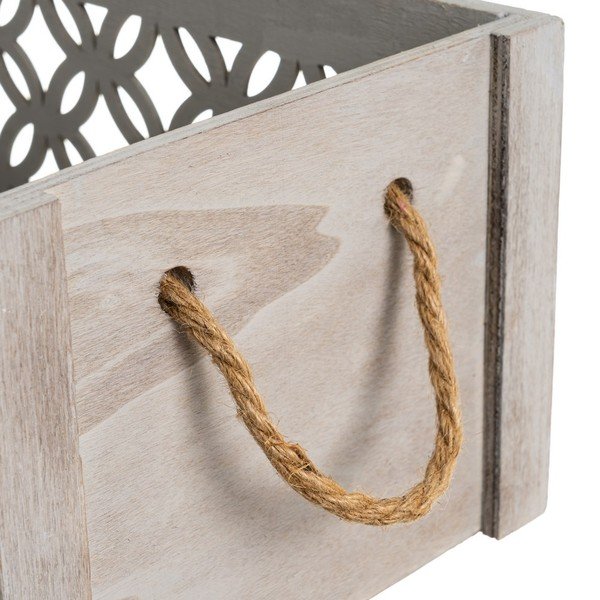 Cutii de depozitare 3 buc. din lemn decorative – Casa Selección-image-2