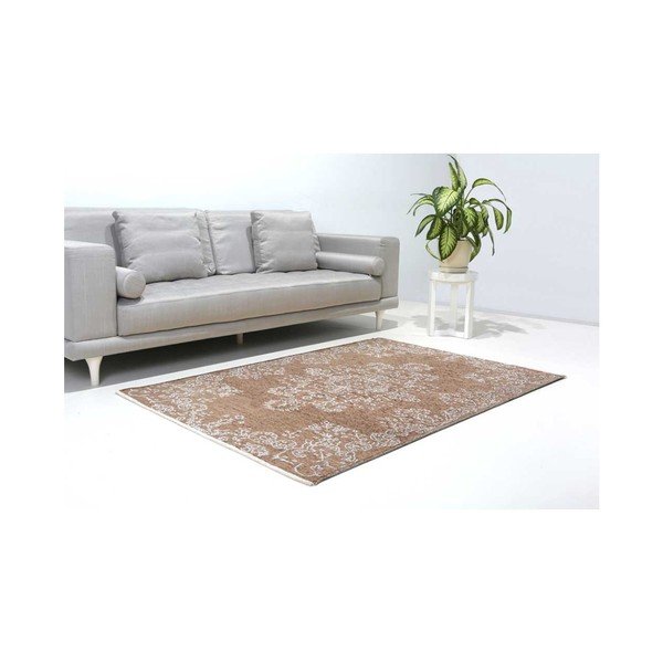 Covor reversibil Vitaus Makuna, 125 x 180 cm, gri - maro -image-1