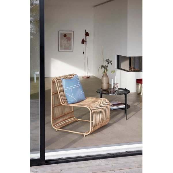 Vază din sticlă Hübsch Frosted, înălțime 30 cm, maro-image-1