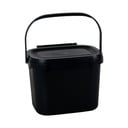 Recipient pentru deșeuri compostabile cu capac Addis, 24,5 x 18,5 x 19 cm, negru