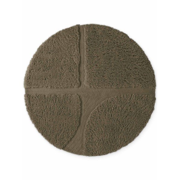 Covor kaki țesut manual rotund ø 160 cm Lambeth Jasper – Ted Baker
