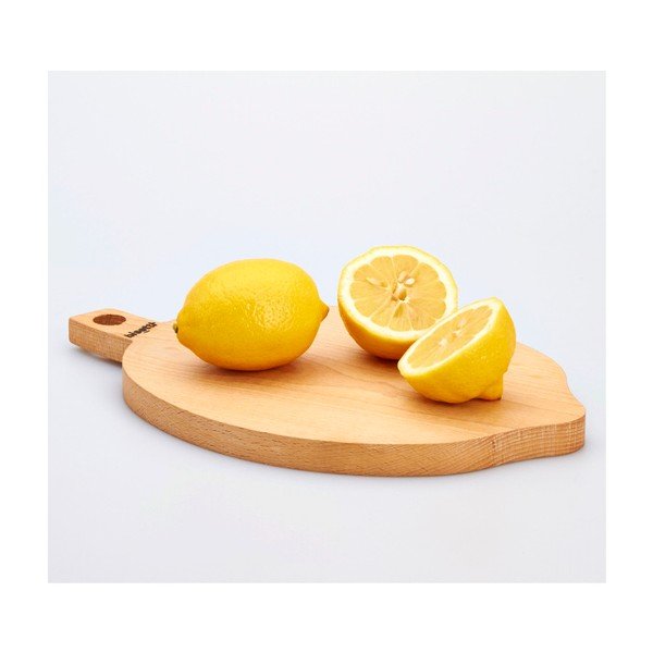 Tocător din lemn de fag Bisetti Lemon, 21 x 34 cm-image-1