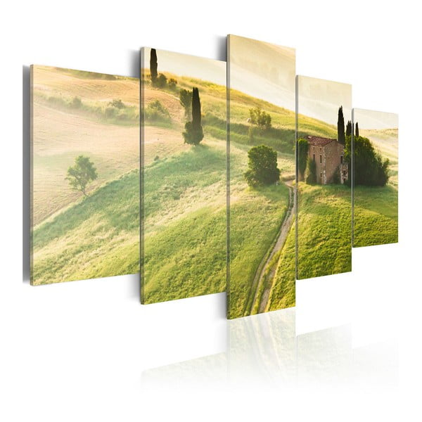 Tablou pe pânză Artgeist Green Tuscany, 100 x 50 cm