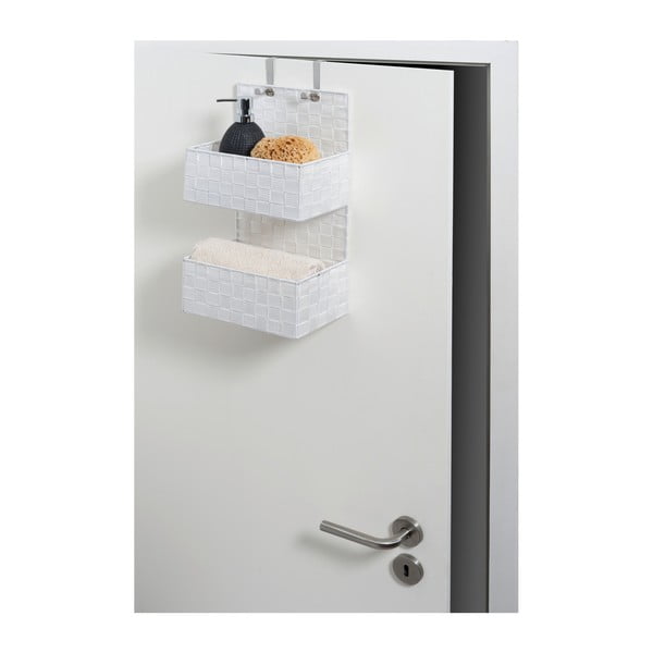 Organizator dublu pentru baie Wenko Adria, alb-image-1